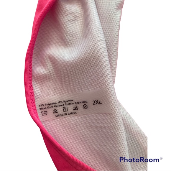 A SHEIN pink high waisted bikini in size extra large - Picture 4 of 6